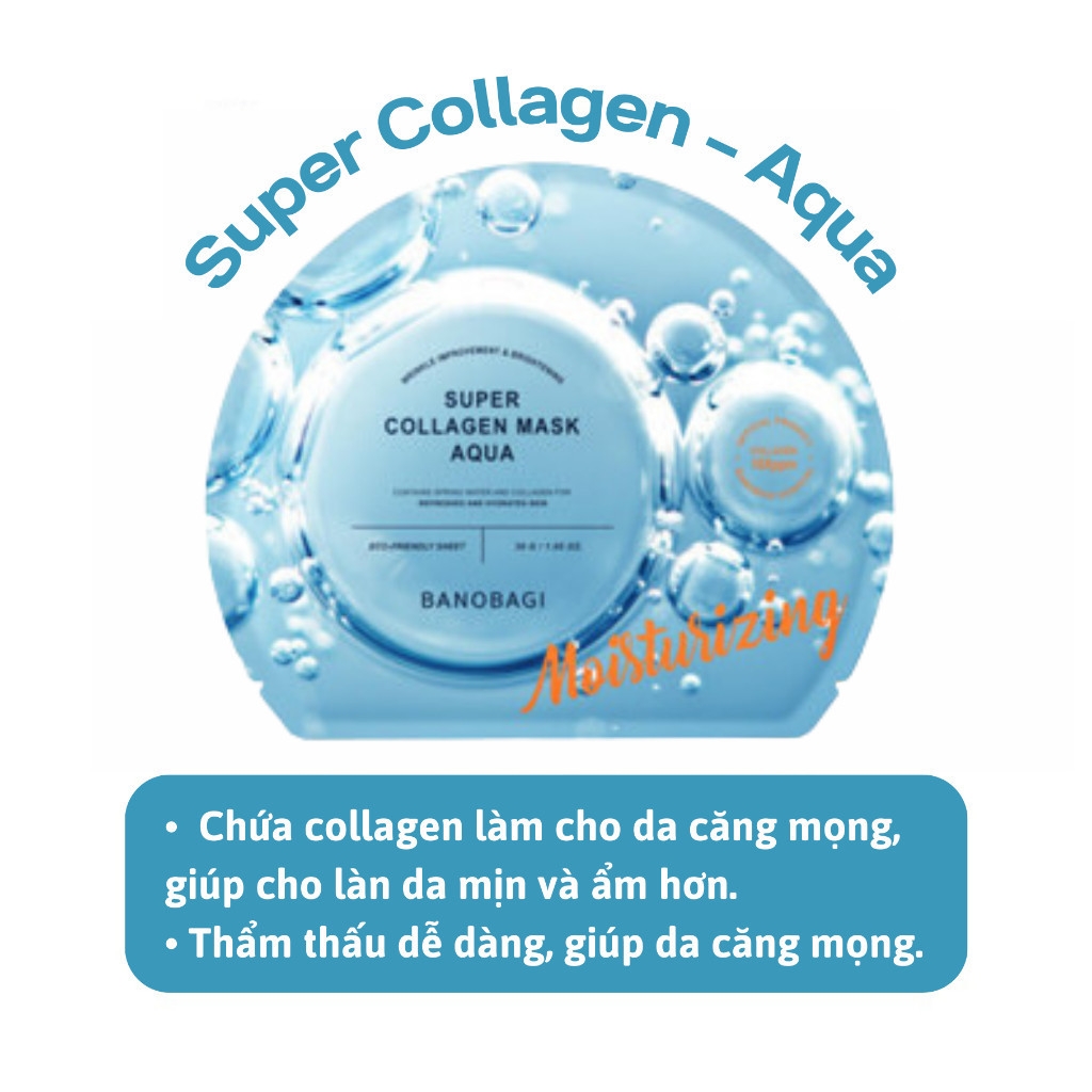Mặt nạ Banobagi dưỡng da bổ sung Vitamin Vita Genic Jelly Mask Giấy Stemcell BANOBAGI dưỡng ẩm 30ml