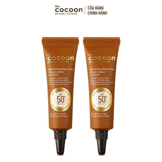 Kem chống nắng Cocoon bí đao - Sữa chống nắng bí đao 5ml - 15ml - 50ml chính hãng mua 1 tặng 1 - daothinhuquynh