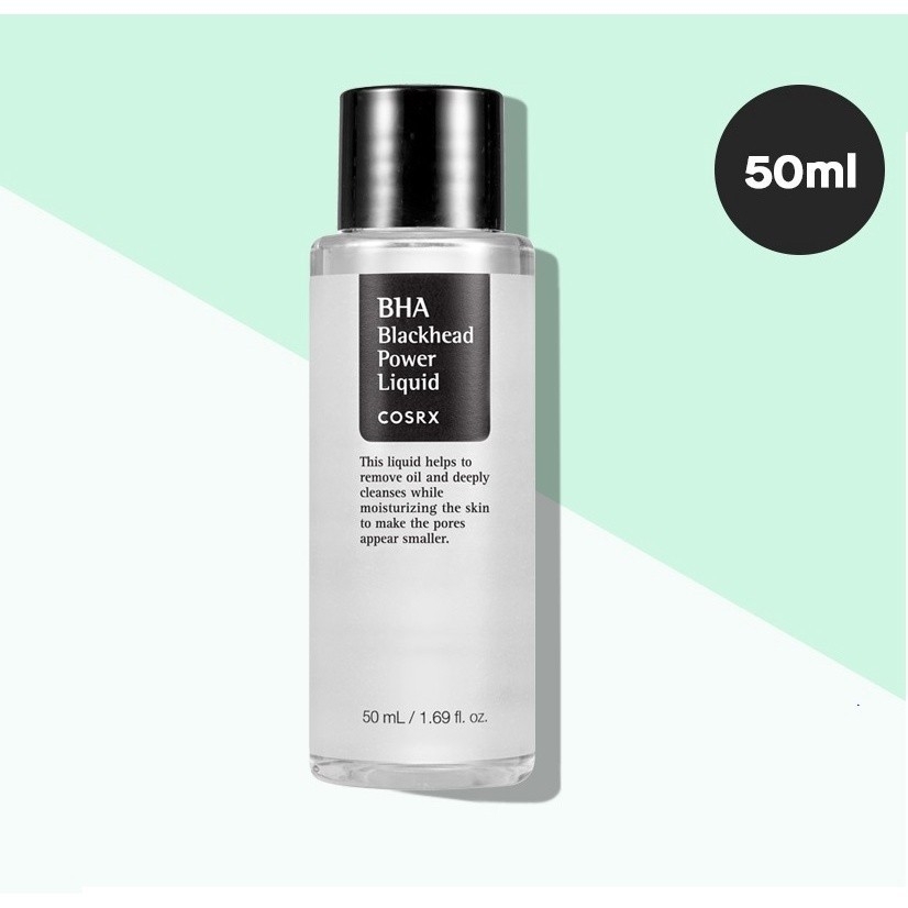 Tẩy Da Chết Hóa Học COSRX BHA Blackhead Power Liquid Hỗ trợ giảm và ngăn ngừa Mụn Đầu Đen 50ml 100ml daothinhuquynh