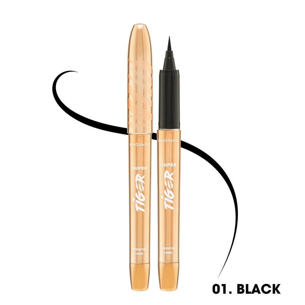 Bút Kẻ Mắt Lemonade Super Natural Eyeliner Super Tiger Màu Đen | Nâu Siêu Mảnh Sắc Nét Chống Trôi 1g - Daothinhuquynh