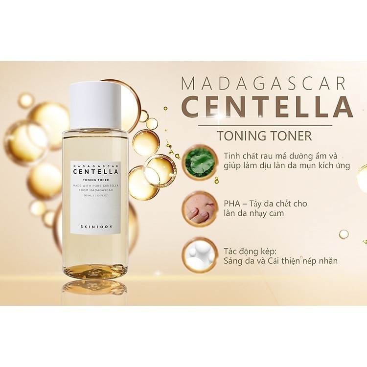Bộ Sản Phẩm Chăm Sóc Da Chiết Xuất Rau Má Skin1004 Madagascar Centella