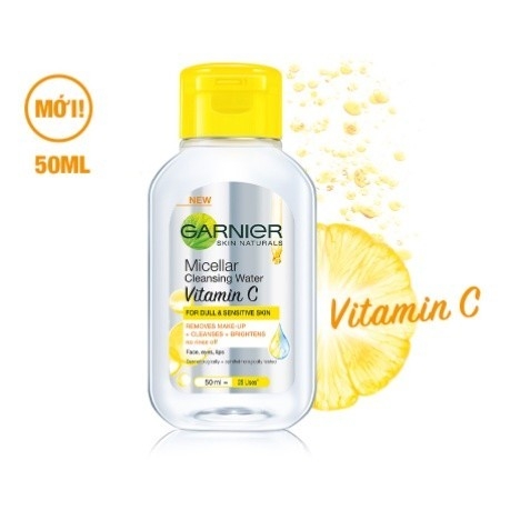 Nước Tẩy Trang GARNIER Micellar Water Skin Mizellen Reinigungs Wasser All in 1 Hồng -Vàng - Xanh 400ml