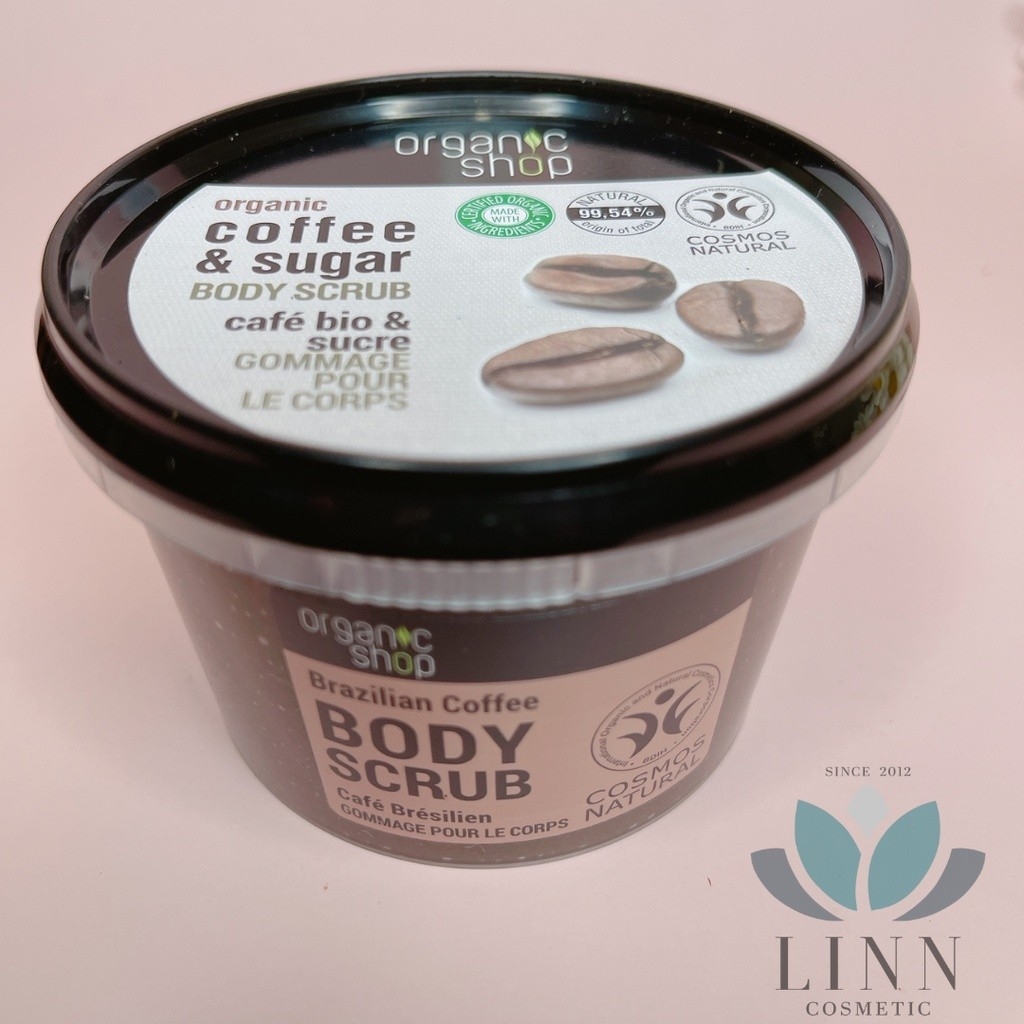 [Xả lỗ date xa] Tẩy Da Chết Toàn Thân Body Organic Shop Body Scrub 250ml