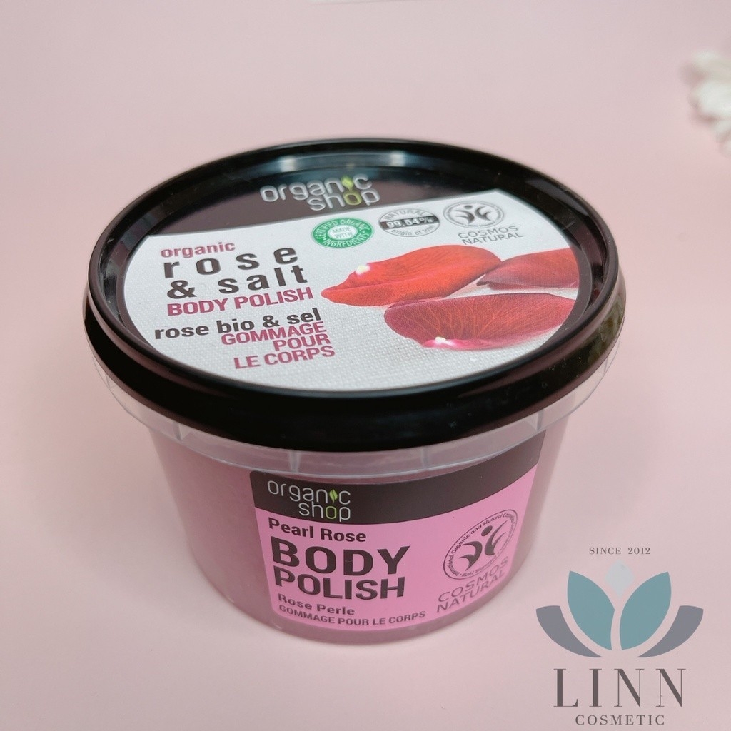 [Xả lỗ date xa] Tẩy Da Chết Toàn Thân Body Organic Shop Body Scrub 250ml