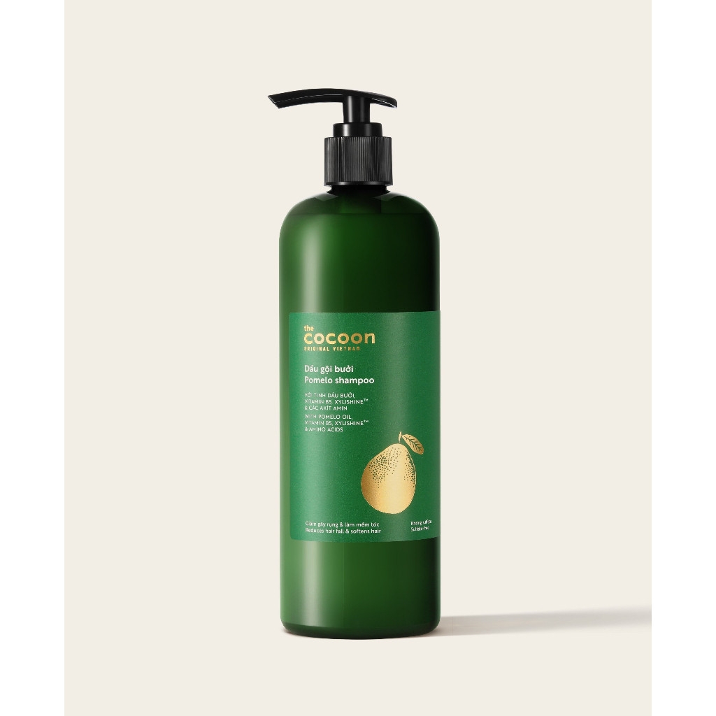 Bộ sản phẩm Cocoon bưởi dưỡng tóc giảm gẫy rụng tóc chứa tinh dầu - Serum Dầu gội dầu xả chính hãng