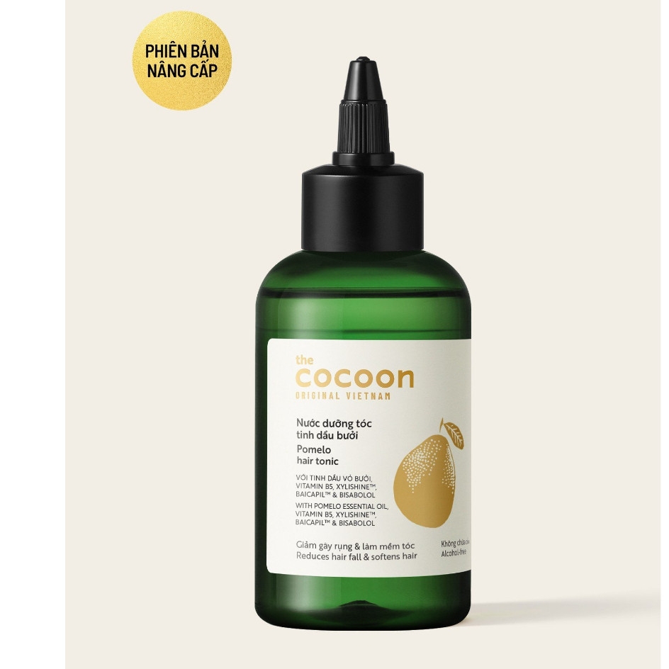 Bộ sản phẩm Cocoon bưởi dưỡng tóc giảm gẫy rụng tóc chứa tinh dầu - Serum Dầu gội dầu xả chính hãng