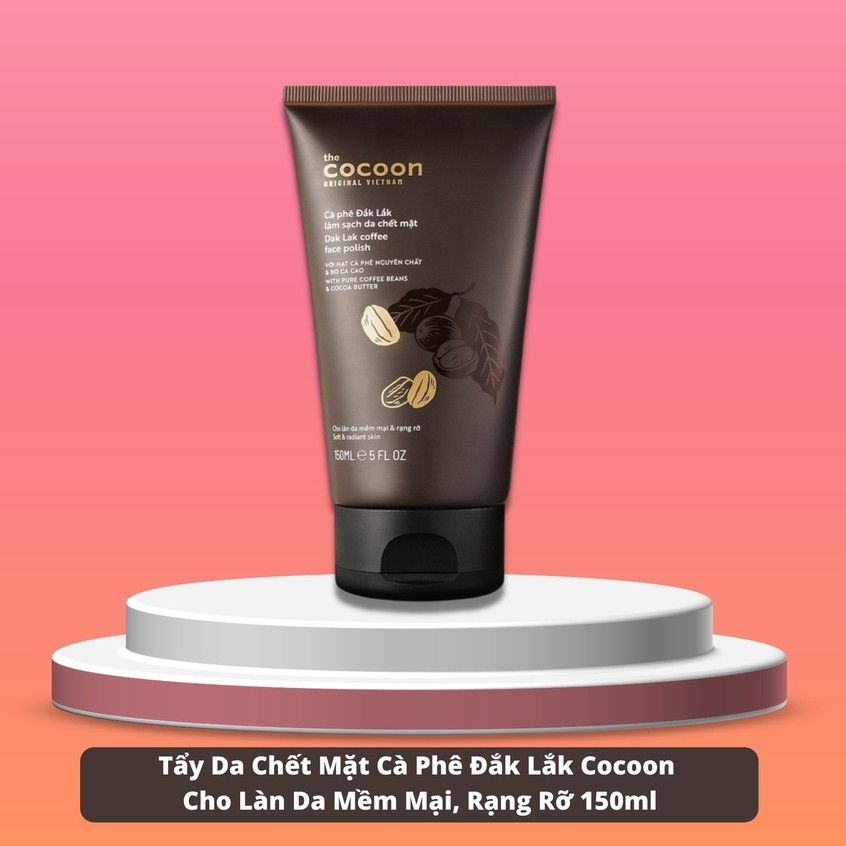 Tẩy Tế Bào Chết Da Mặt Cocoon Dak Lak Coffee Face Polish (Limited Edition) 150ml