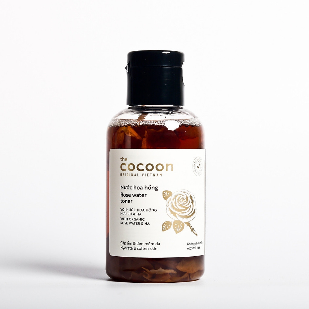 Bộ sản phẩm Cocoon làm sạch, cấp ẩm & phục hồi chuyên sâu từ hoa hồng