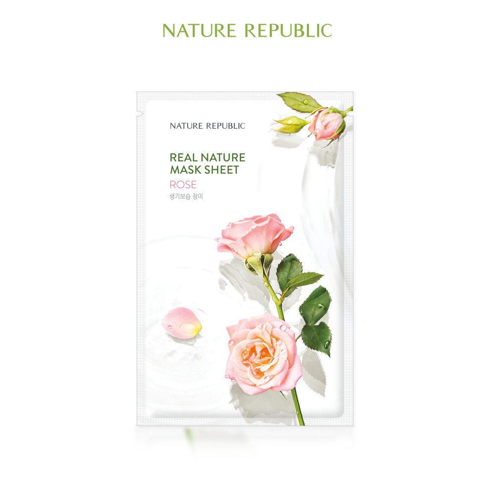 Mặt Nạ Giấy Dưỡng Da Nature Republic Real Nature Mask Sheet 23ml