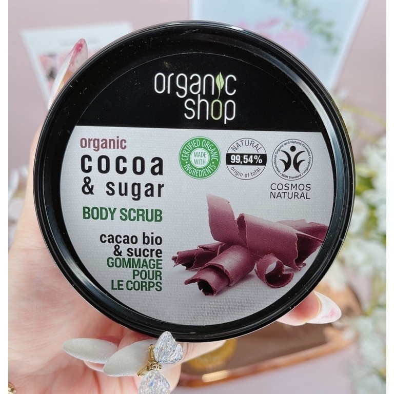 [Xả lỗ date xa] Tẩy Da Chết Organic Shop Body Toàn Thân Tẩy Tế Bào Chết Scrub 250ml - 450ml