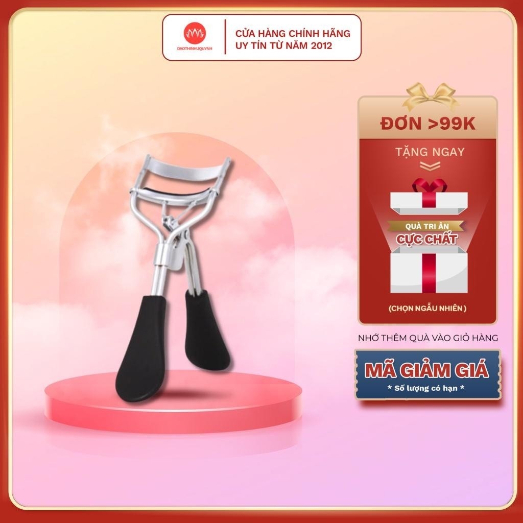 Kẹp Mi Bấm Vacosi Modern Lash Curler Cán Đen - Tím