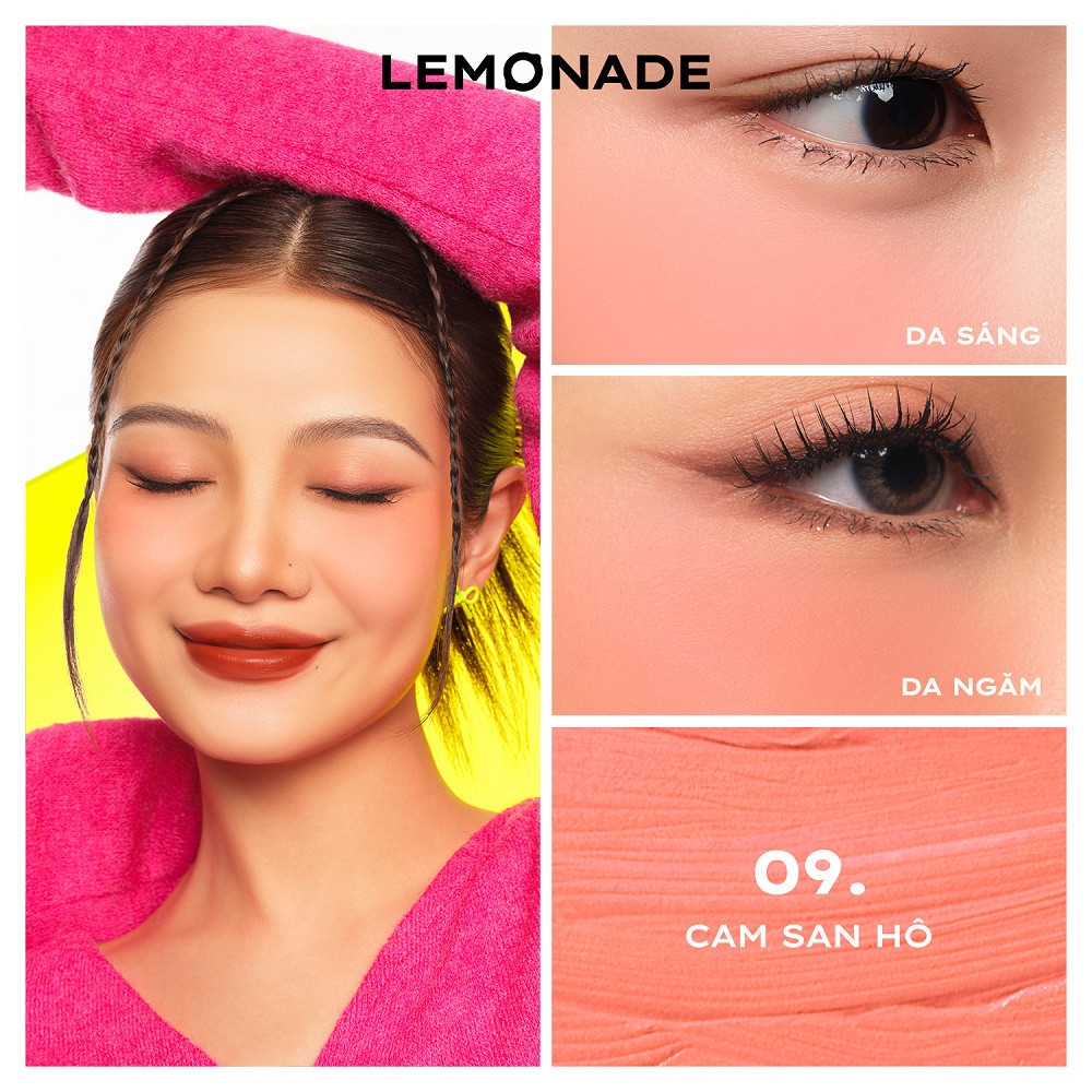 Má kem mịn lì thuần chay Lemonade Perfect Couple Blush 5 Years 8.5g