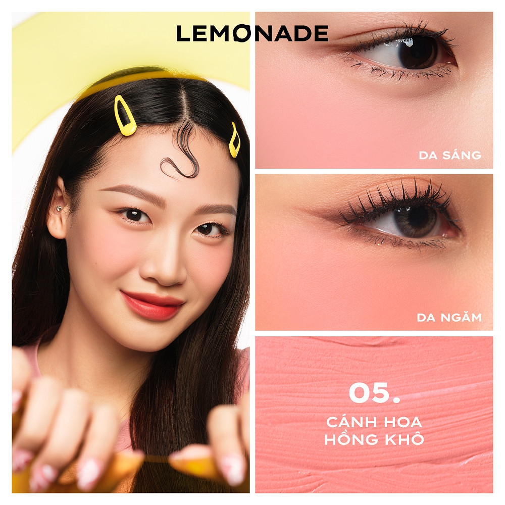 Má kem mịn lì thuần chay Lemonade Perfect Couple Blush 5 Years 8.5g