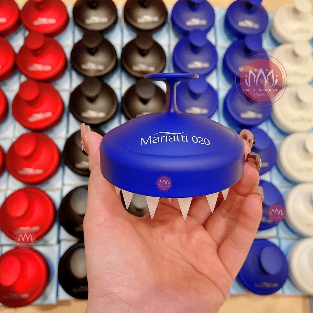 [Mẫu Mới] Lược Gội Đầu Cao Cấp Mariatti 020 Hàn Quốc Massage Đầu, Giảm Gàu Ngứa, Gai Silicon Dùng Rất Thích