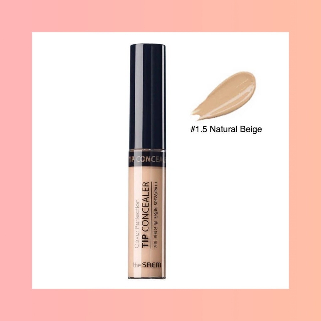 Che Khuyết Điểm The Saem Cover Perfection TIP Concealer  6.5g Thesaem Tone 1 - 1.5 -2