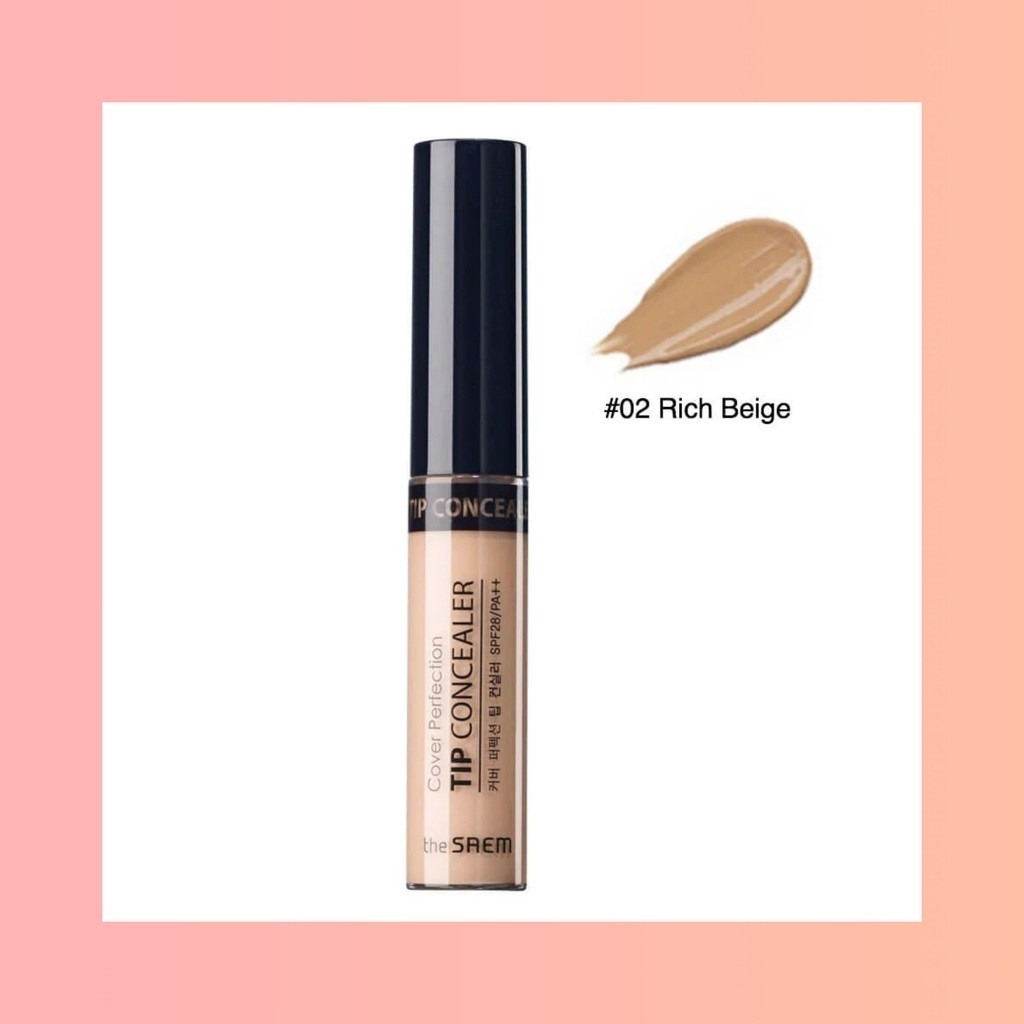 Che Khuyết Điểm The Saem Cover Perfection TIP Concealer  6.5g Thesaem Tone 1 - 1.5 -2