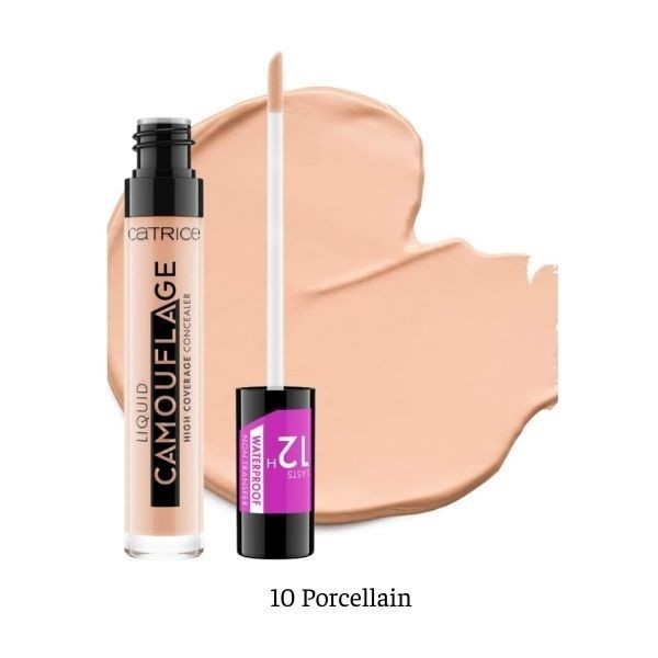 Kem che khuyết điểm dạng lỏng Catrice Liquid Camouflage High Coverage Concealer che phủ tốt giữ màu 12h 5ml