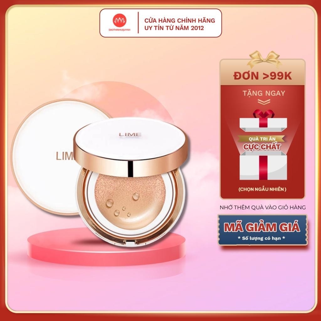 Phấn Nước LIME Real Cover Pink Cushion2