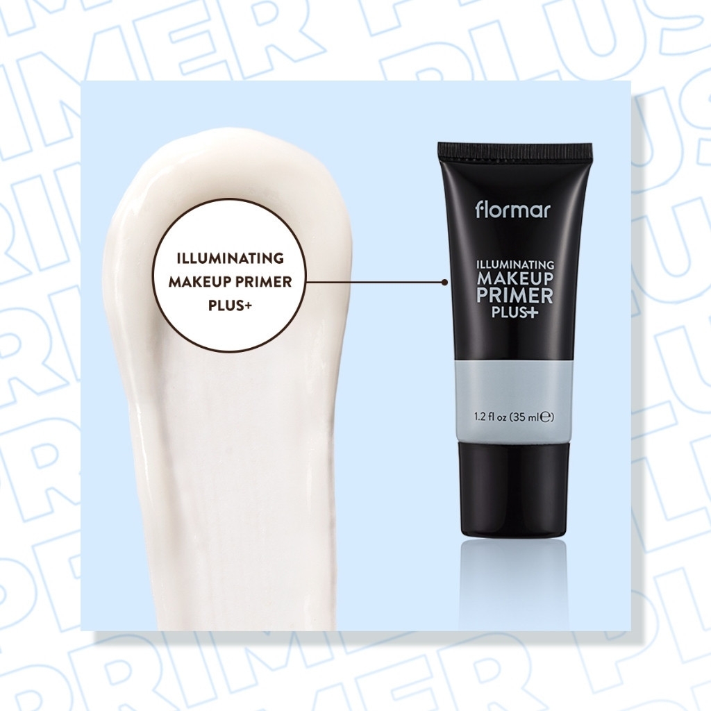 Kem Lót Dưỡng Ẩm Kiềm Dầu Che Khuyết Điểm Flormar Illuminating Makeup Primer Plus+, Pore Minimizer Makeup Primer 35ml