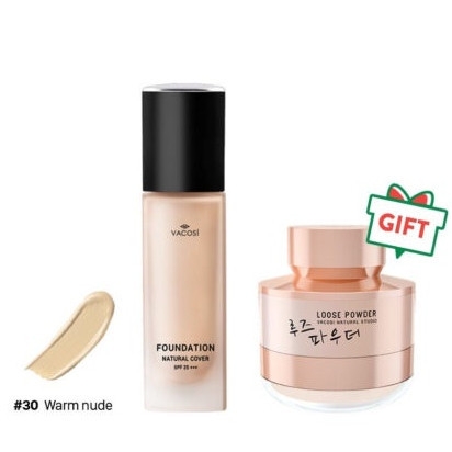 Kem nền VACOSI NATURAL COVER OIL-FREE FOUNDATION SPF25+++ 30ml