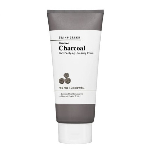 Sữa Rửa Mặt Than Hoạt Tính Bring Green Bamboo Charcoal Pore Purifying Cleansing Foam 300ml