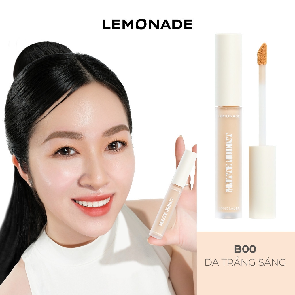 Kem Che Khuyết Điểm Kiềm Dầu Lemonade Matte Addict Concealer 3g