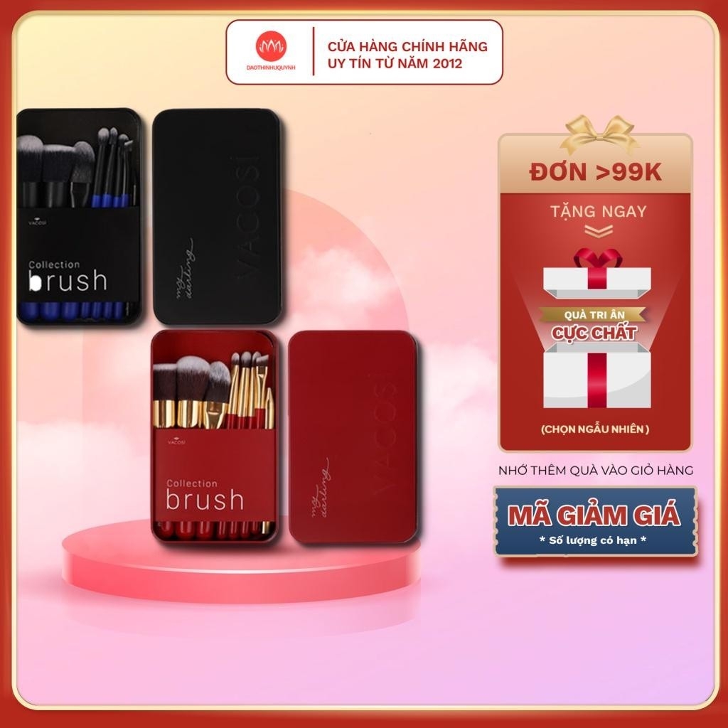 Bộ cọ du lịch VACOSI My Darling gồm 6 cây