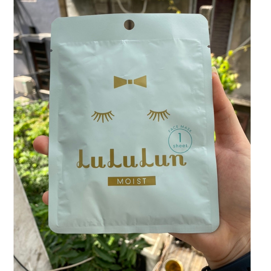 Mặt Nạ LuLuLun Dưỡng Ẩm Face Mask Balance 7F - Blue Moist 5F 29g