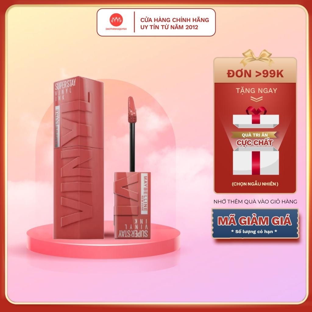 Son Bóng Maybelline Superstay Vinyl Ink  4.2ml