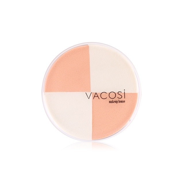 Mút Tán Kem Nền Vacosi Tam Giác Wedge Sponge 6 miếng - 4 miếng