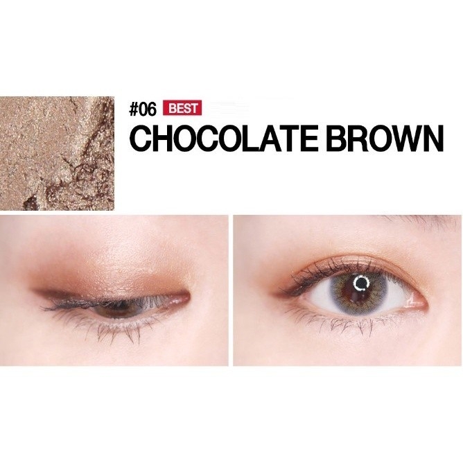 Bút nhũ mắt Karadium Shining Pearl Shadow Stick 1.4g - cây phấn mắt nhũ 2 đầu dạng thỏi vặn kèm cọ