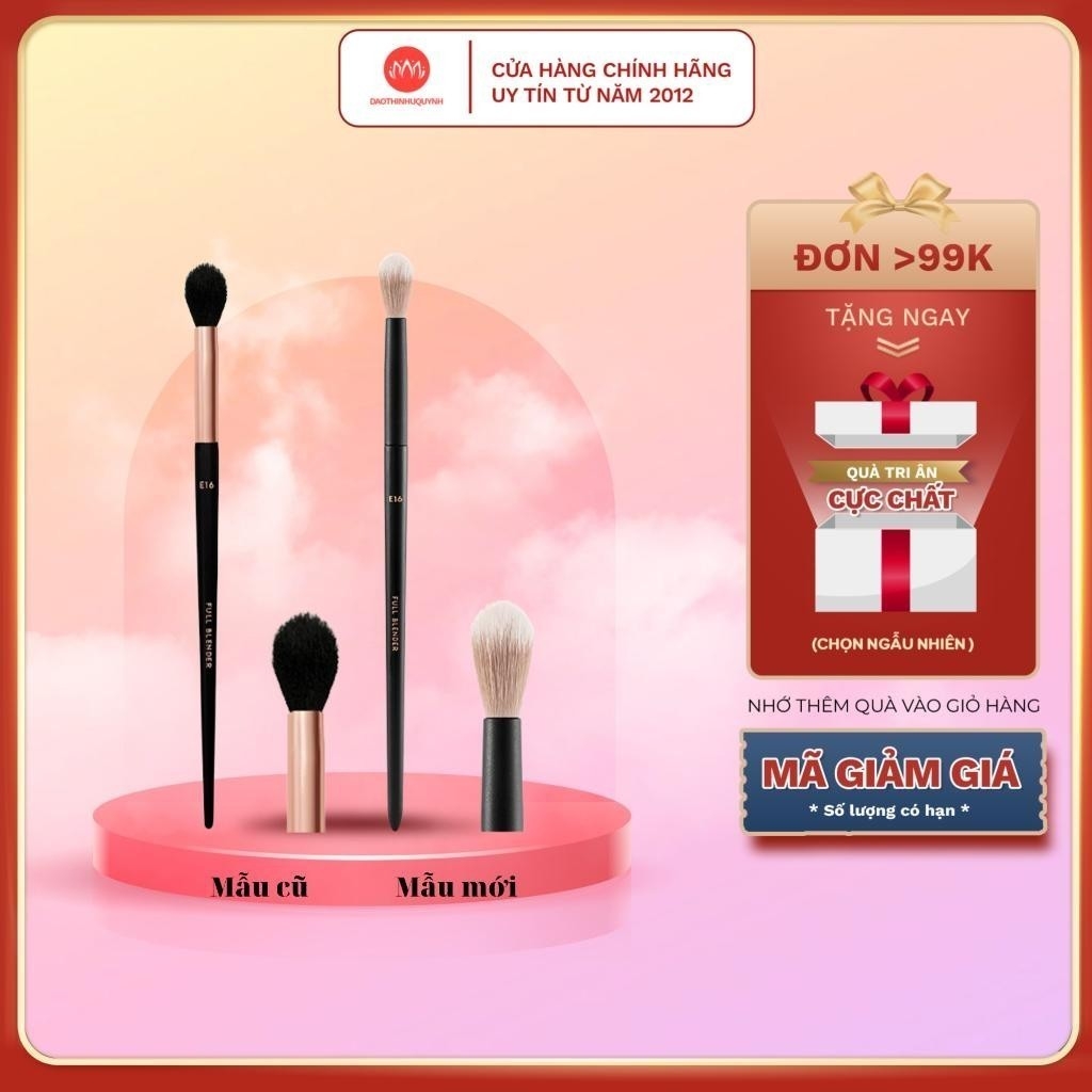 Cọ tán phấn mắt Vacosi FULL BLENDER BRUSH E16