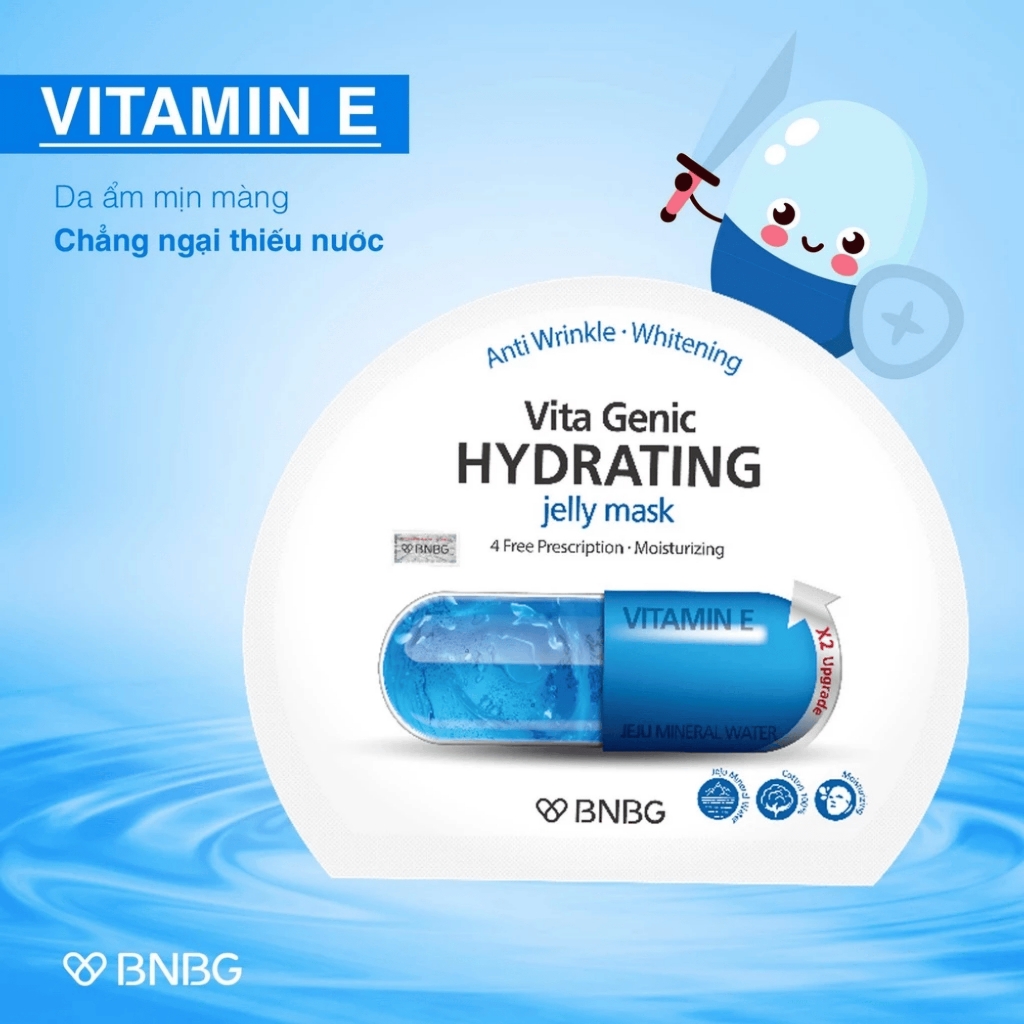 Combo mặt nạ BNBG Vita Genic Mask - mask bnbg mặt nạ viên thuốc dưỡng da trắng sáng & phuc hồi 30ml
