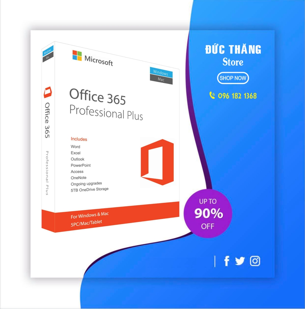 Microsoft 365 Account Đức Thăng Store