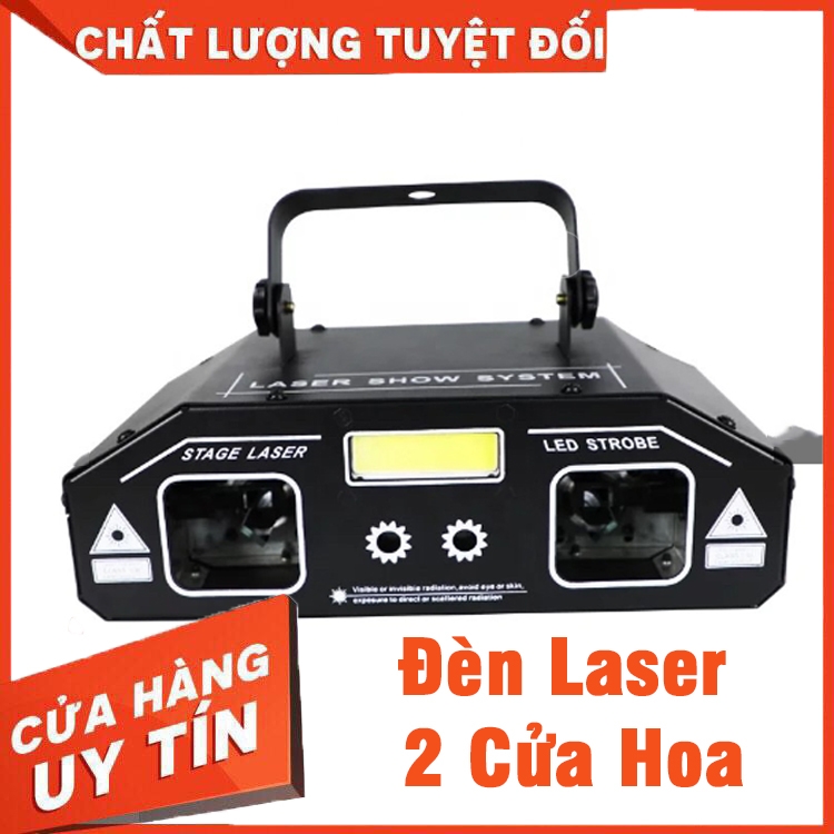 Đèn laser 2 cửa Hoa cho phòng hát karaoke