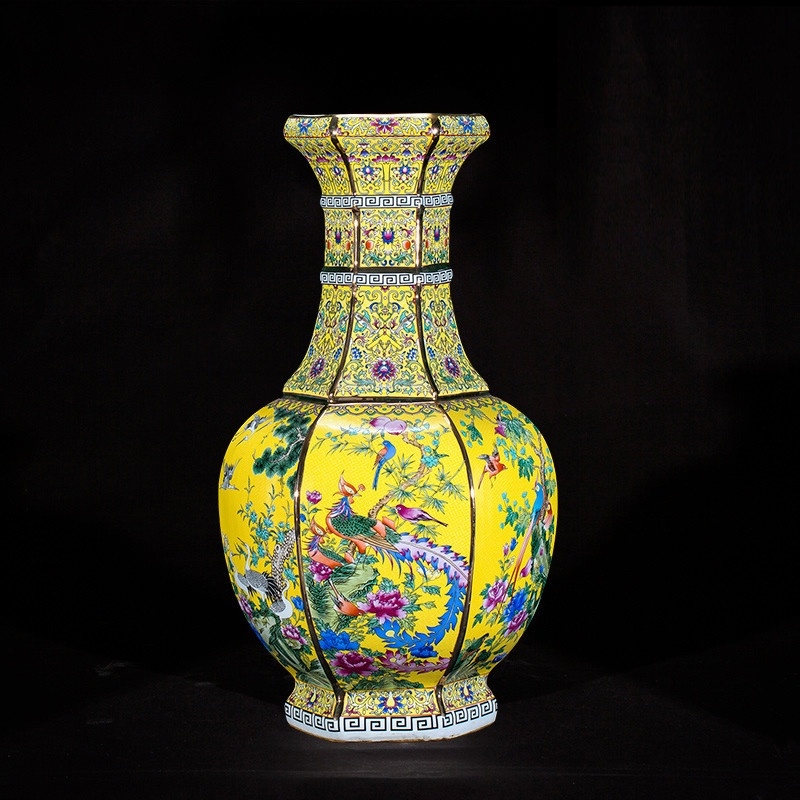 Bình gốm lục giác BGLG