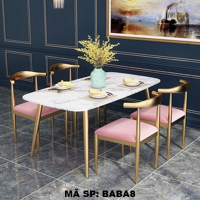 Bàn ăn đá cẩm thạch BABA