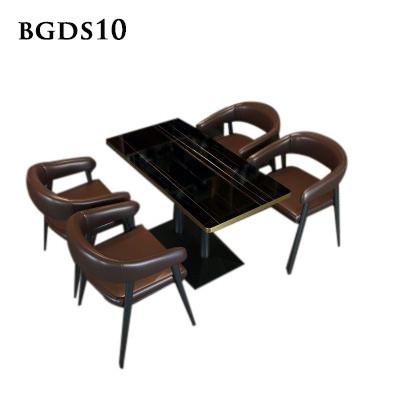 Bàn ghế da sáp BGDS