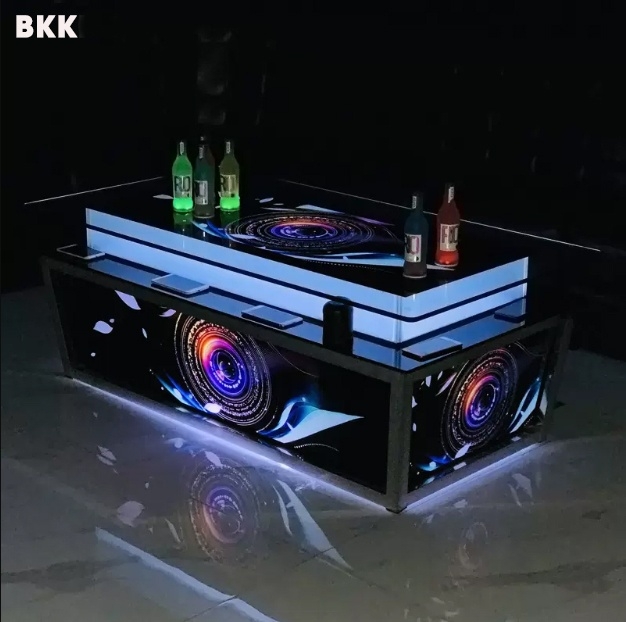 Bàn karaoke kính cường lực BKK