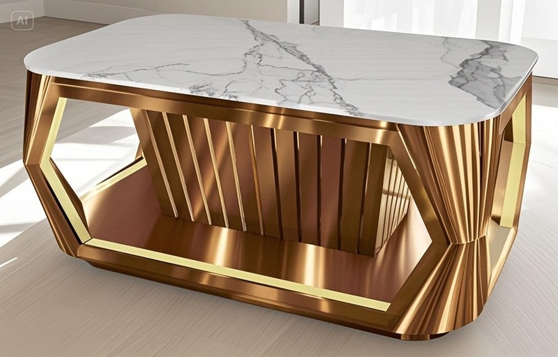 Bàn Karaoke Inox MS035 – Hiện đại và tinh tế