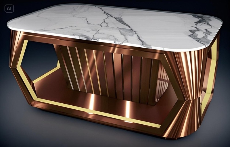 Bàn Karaoke Inox MS035 – Hiện đại và tinh tế