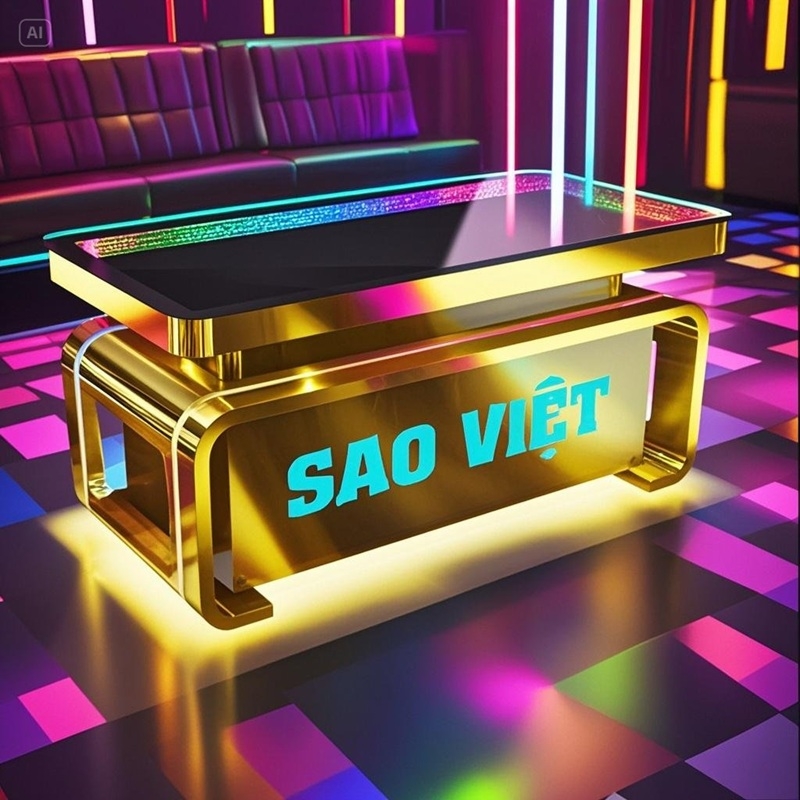 Bàn Karaoke Inox MS039 – Linh hoạt cho nhiều không gian giải trí