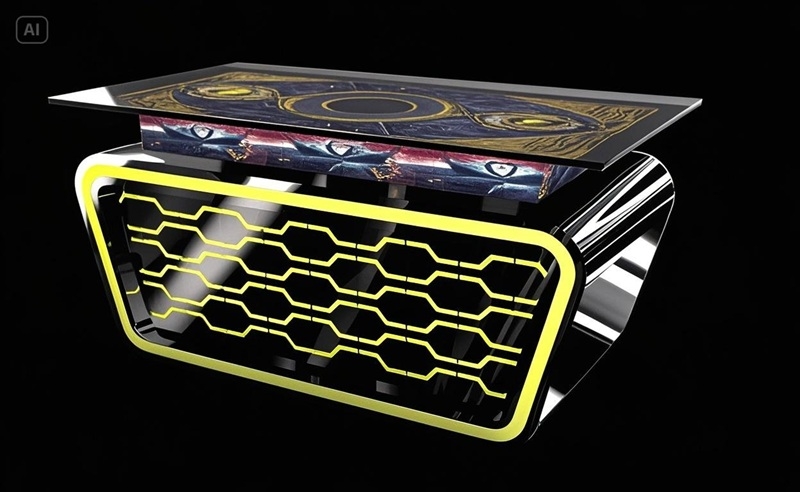 Bàn Karaoke Inox MS040 – Hiện đại & ấn tượng