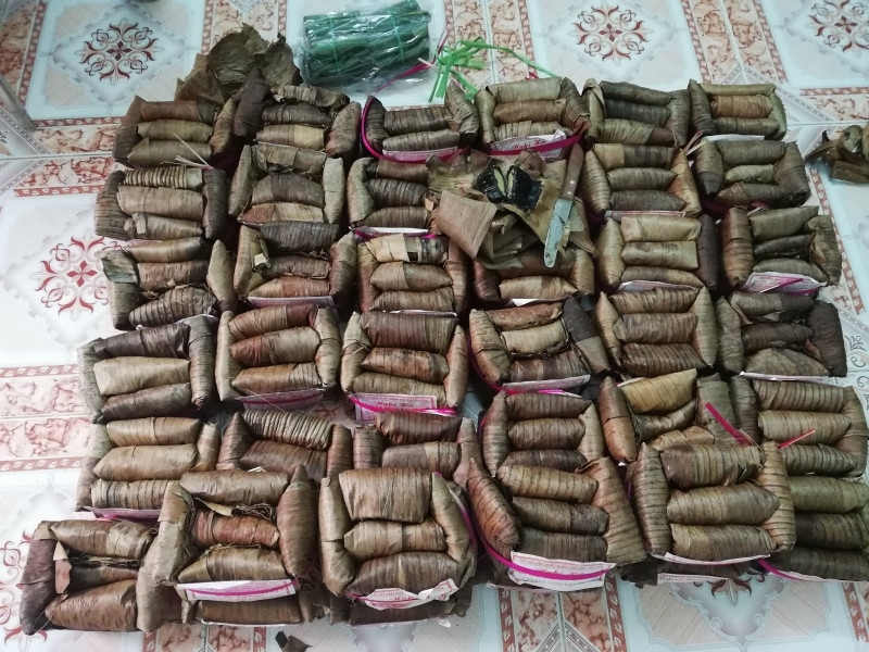 Bánh gai Tứ Trụ - Đặc sản nổi tiếng xứ Thanh