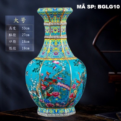 Bình gốm lục giác BGLG