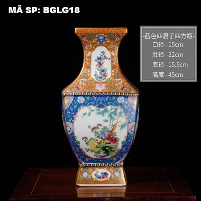 Bình gốm lục giác BGLG