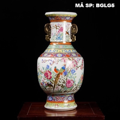 Bình gốm lục giác BGLG