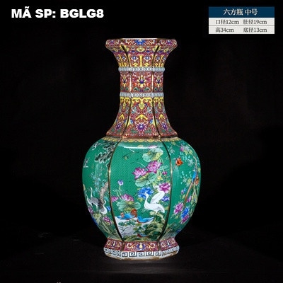 Bình gốm lục giác BGLG