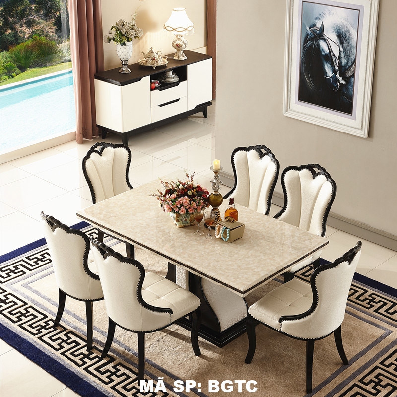 Bàn ghế đá cẩm thạch BGCT