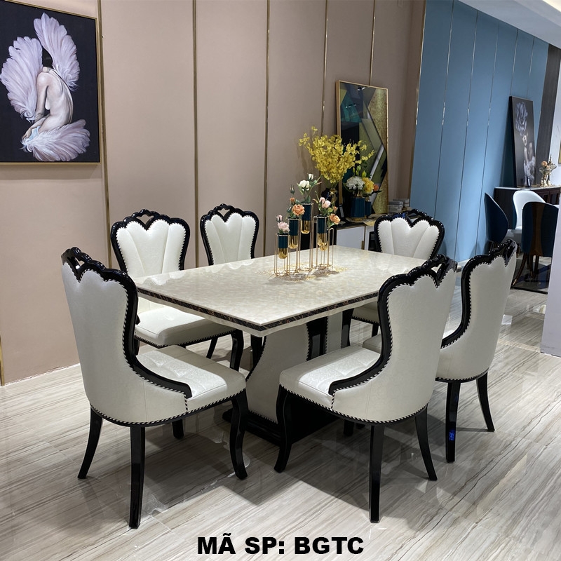 Bàn ghế đá cẩm thạch BGCT